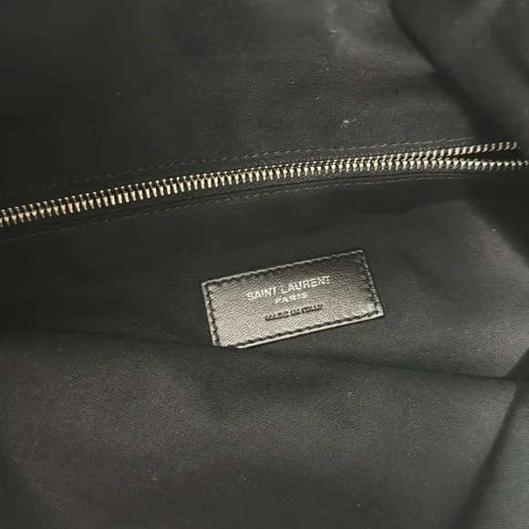 firm -Authentic Saint Laurent drawstring bag- NWOT - Picture 10 of 12